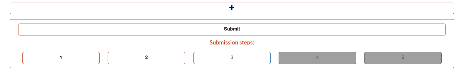 Submission form step 3 add entry